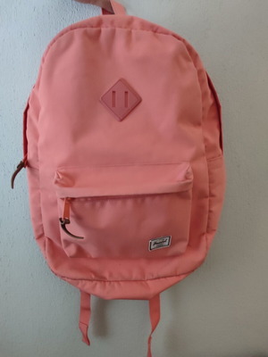 Herschel Supply Co Heritage backpack used, salmon color