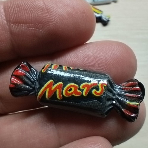 Miniature candies new, set of 20, epoxy resin
