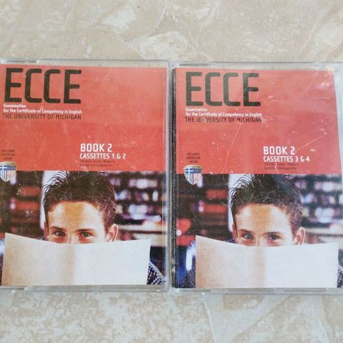 2 Ecce Examination cassettes for Certificate of Competency in English like new