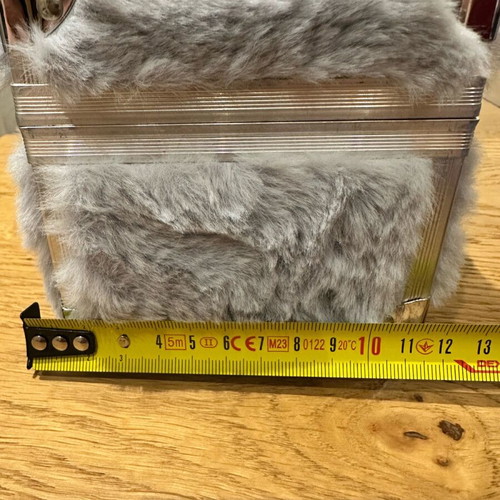 Jewelry box with fur Claire's like new