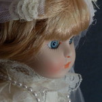 The Heritage Mint Ltd Collection porcelain bride doll, collectible
