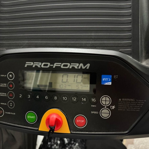 Folding Treadmill like new, 1.60m length, shock-absorbing floor