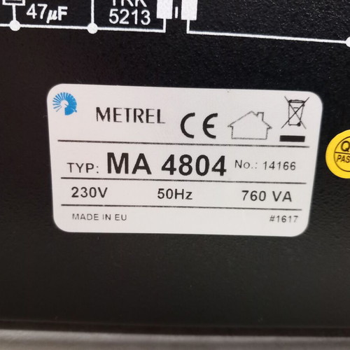 Metrel Variable Transformer 760VA New