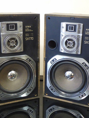 Ηχεία Aiwa SX-770 vintage Hi-Fi μεταχειρισμένα, ζευγάρι 50W