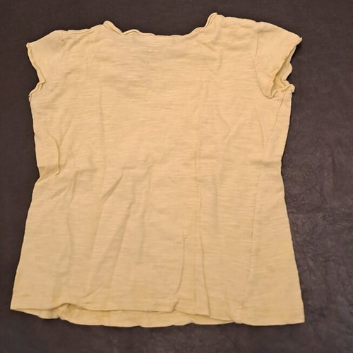 Prenatal girls' cotton t-shirt like new, yellow 104 cm
