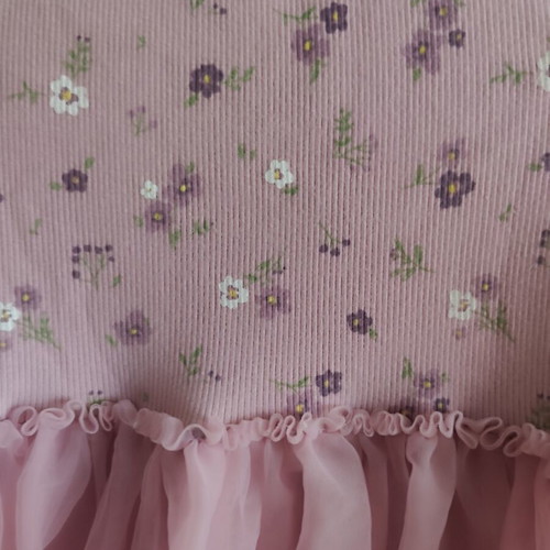 Floral dress Sinsay 104 cm like new, purple