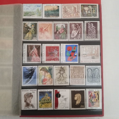 France 52 Different Stamps New, Commemorative Paintings