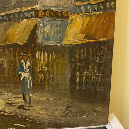 Old painting used with signature