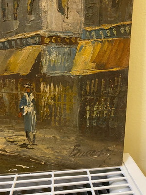 Old painting used with signature