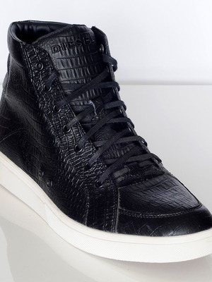 Diesel S-Groove Mid νέα ανδρικά sneakers, γνήσιο δέρμα, μέγεθος 46