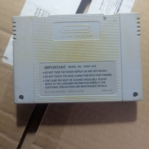 Sim City game for Super Nintendo used