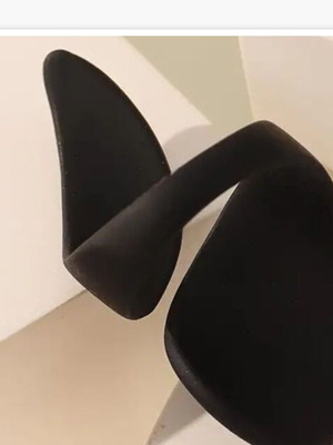 Gothic punk ring new, black, universal size