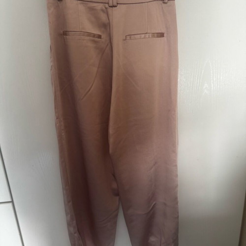 Satin pink pants size 36 like new