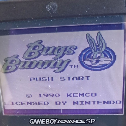 Bugs Bunny Crazy Castle Game Boy game used, puzzle platform
