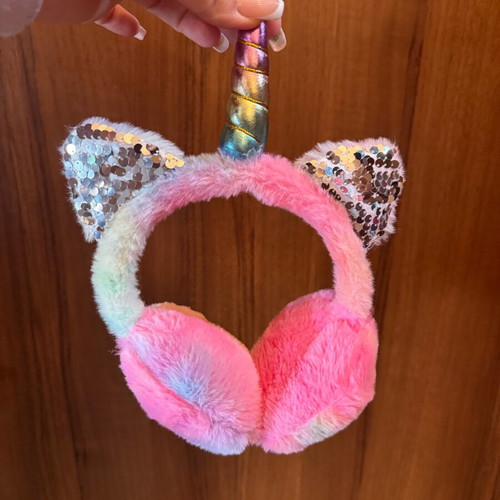 Girls ear muffs σαν καινούργιο, ροζ πολύχρωμα