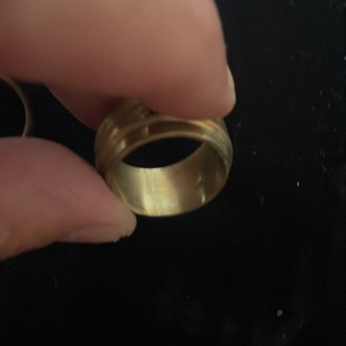 Large ring used, probably bronze, vintage