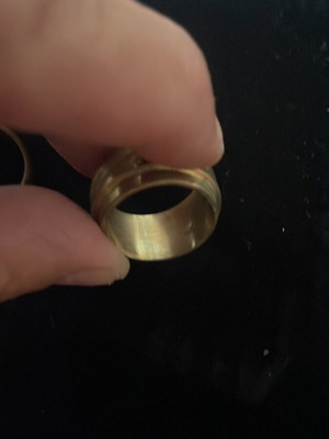 Large ring used, probably bronze, vintage