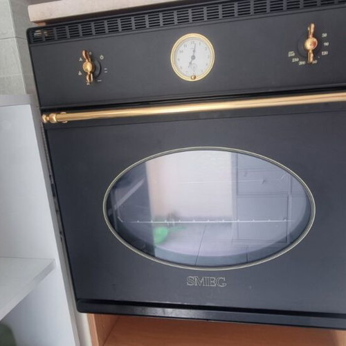 Smeg Colonial Built-In Oven Retro Black Bronze, Like New