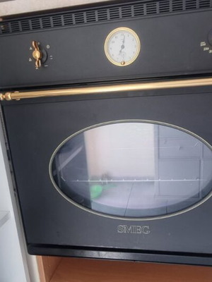Smeg Colonial Built-In Oven Retro Black Bronze, Like New