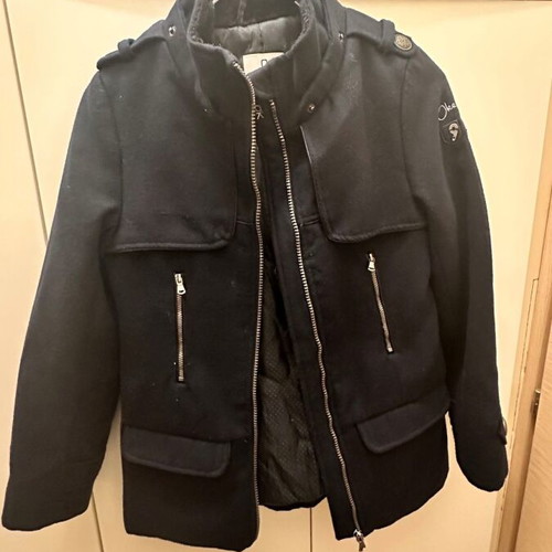 Okaidi children's winter coat dark blue like new, age 10