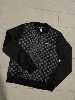 Adidas NEO Leopard and Polka Dot Pattern Track Jacket, size M