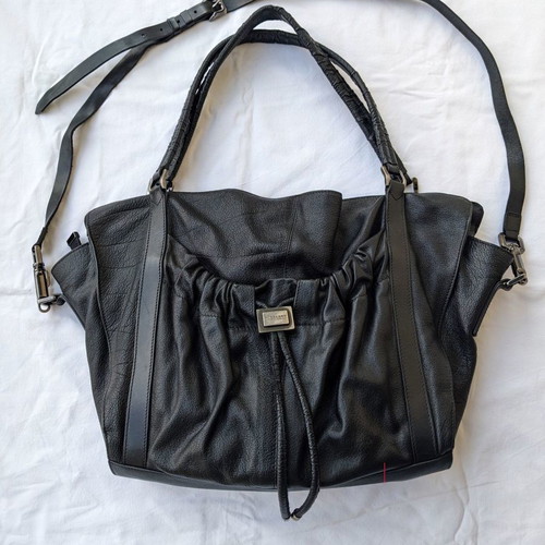 Burberry large leather shoulder bag used