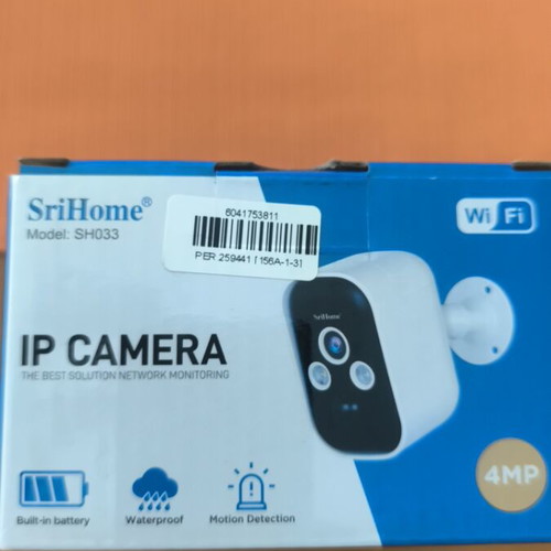 Sri Home camera autonomous without power new