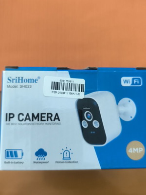 Sri Home camera autonomous without power new