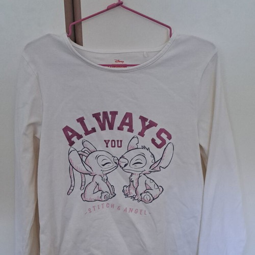 Orchestra blouse Stitch size 128 used, white and pink