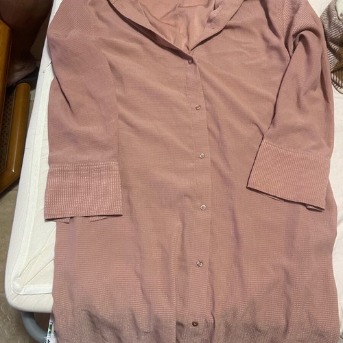 H&M long dress large pink like new
