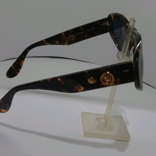 Sunglasses uv400 with black and brown tortoise frame handmade, like new