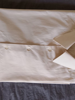 Dur dress shirt beige L/XL like new