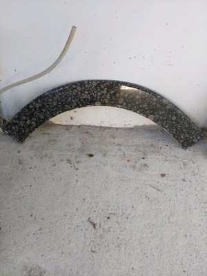 Fireplace granite and marble cladding used
