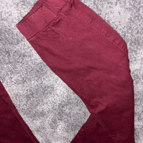 Women's burgundy denim pants medium like new