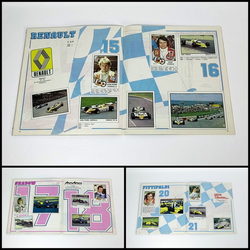 1980 Panini F1 Grand Prix Complete Sticker Set like new