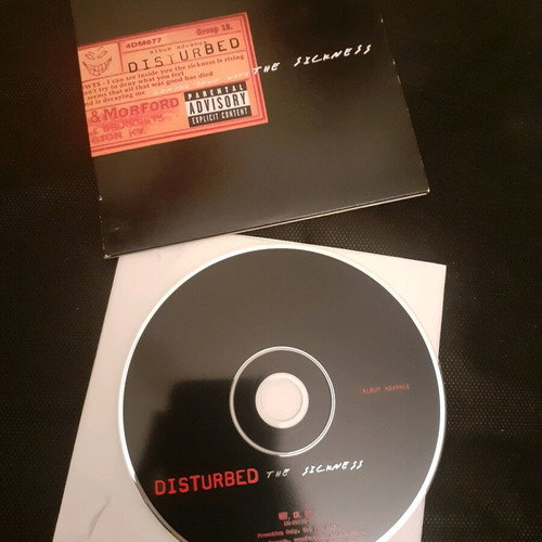 Disturbed The Sickness promo CD used, rare edition