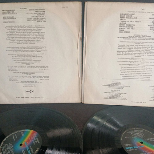 Jesus Christ Superstar soundtrack used vinyl with spine tear