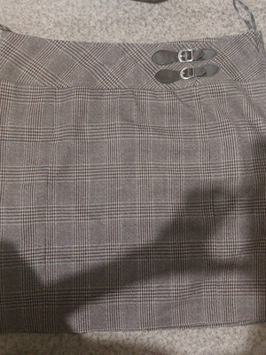 Anne L. skirt new, size XXL, gray and beige