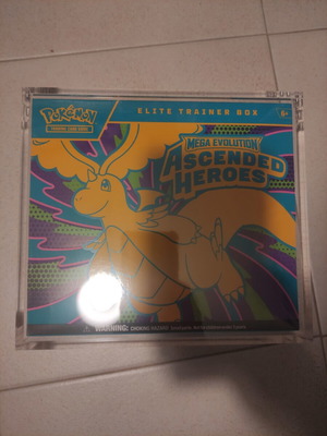 Acrylic case for ETB Pokemon like new
