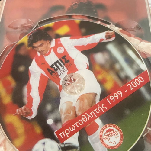 Olympiakos 7 DVD genuine collectibles like new