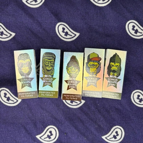 Gorilla Rolling Stars Mini Paper Tips new, pack of 50 sheets