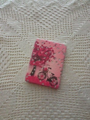 Pink small pocket mirror like new