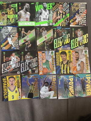 Panini Euroleague Top Class collectible cards pack of 20 like new