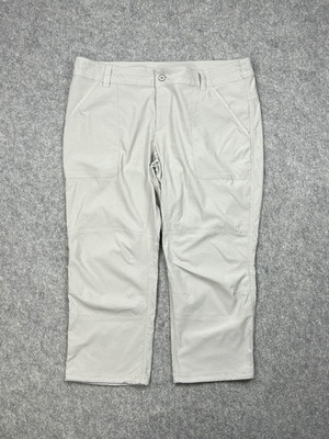 Columbia women's Capri pants XL used, grey beige, outdoor cropped