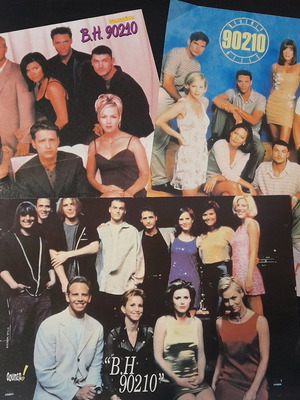B.H.90210 Posters collectible, pack of 6, A4 size