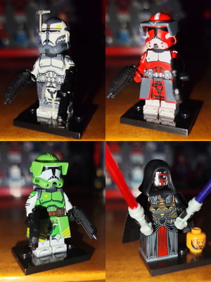 Star Wars φιγούρες σαν καινούργιες, σετ 4