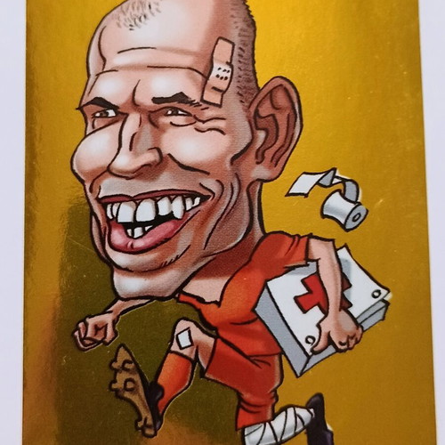 Arjen Robben Netherlands National Team Sticker #59, World Cup 2014