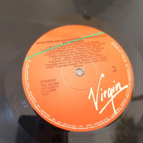 Sex Pistols LP like new