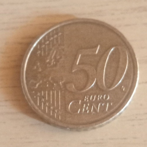 50 cents 2014 like new, minted in Netherlands