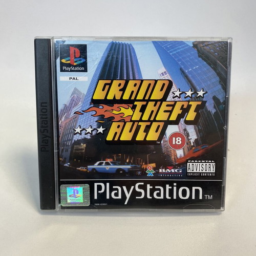 Grand Theft Auto PlayStation 1 PS1 with manual, like new, English